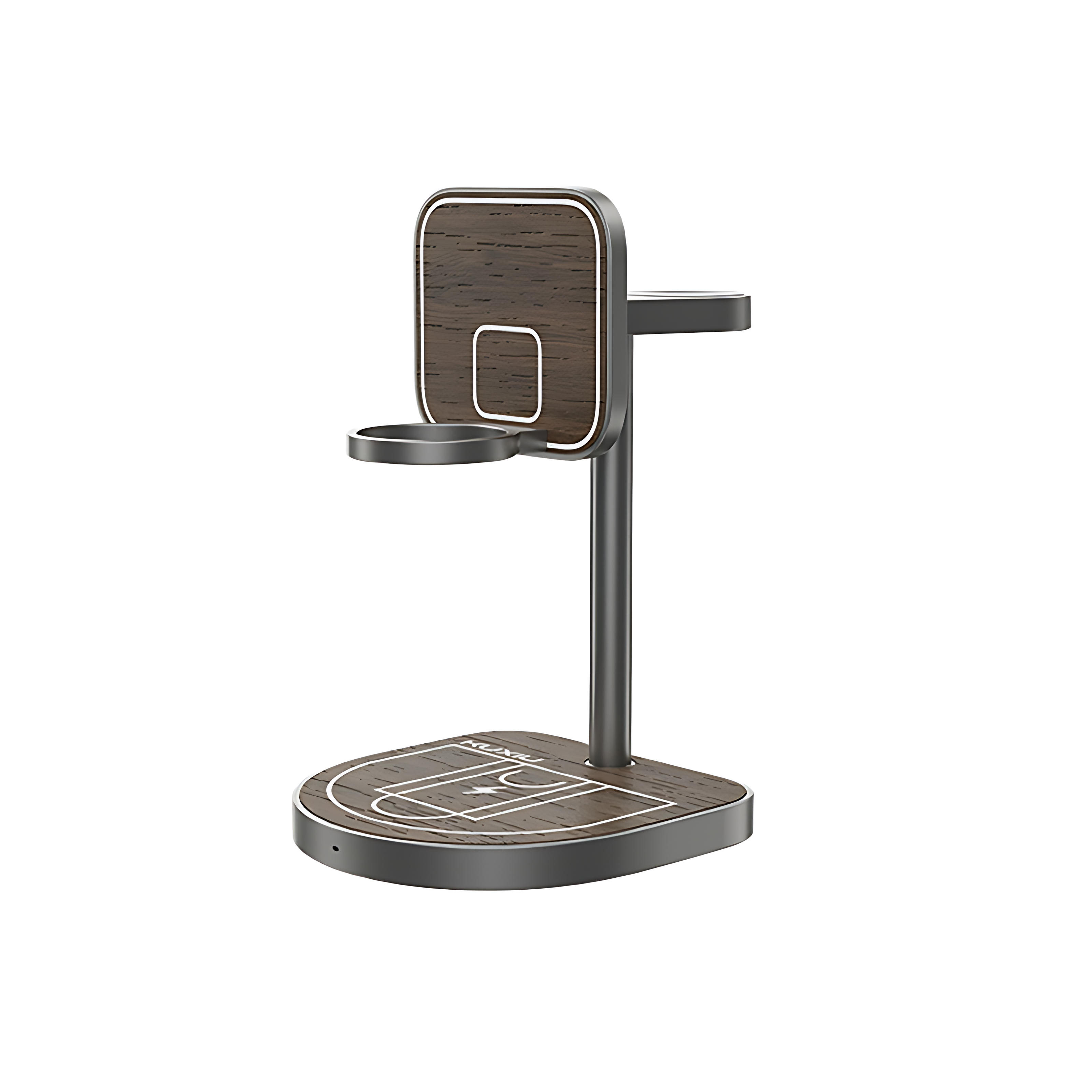 3-Point Power 3-in-1 Charger: Qi2, Magnetic & Basketball Hoop