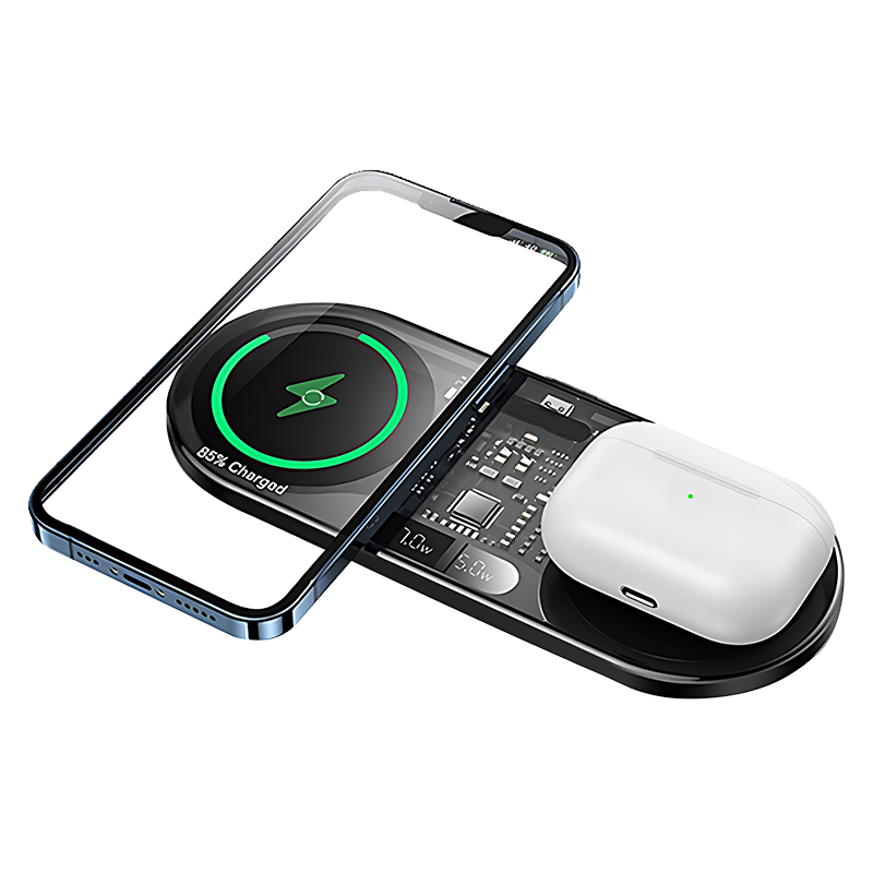 20W Qi Dual Wireless Charger Pad
