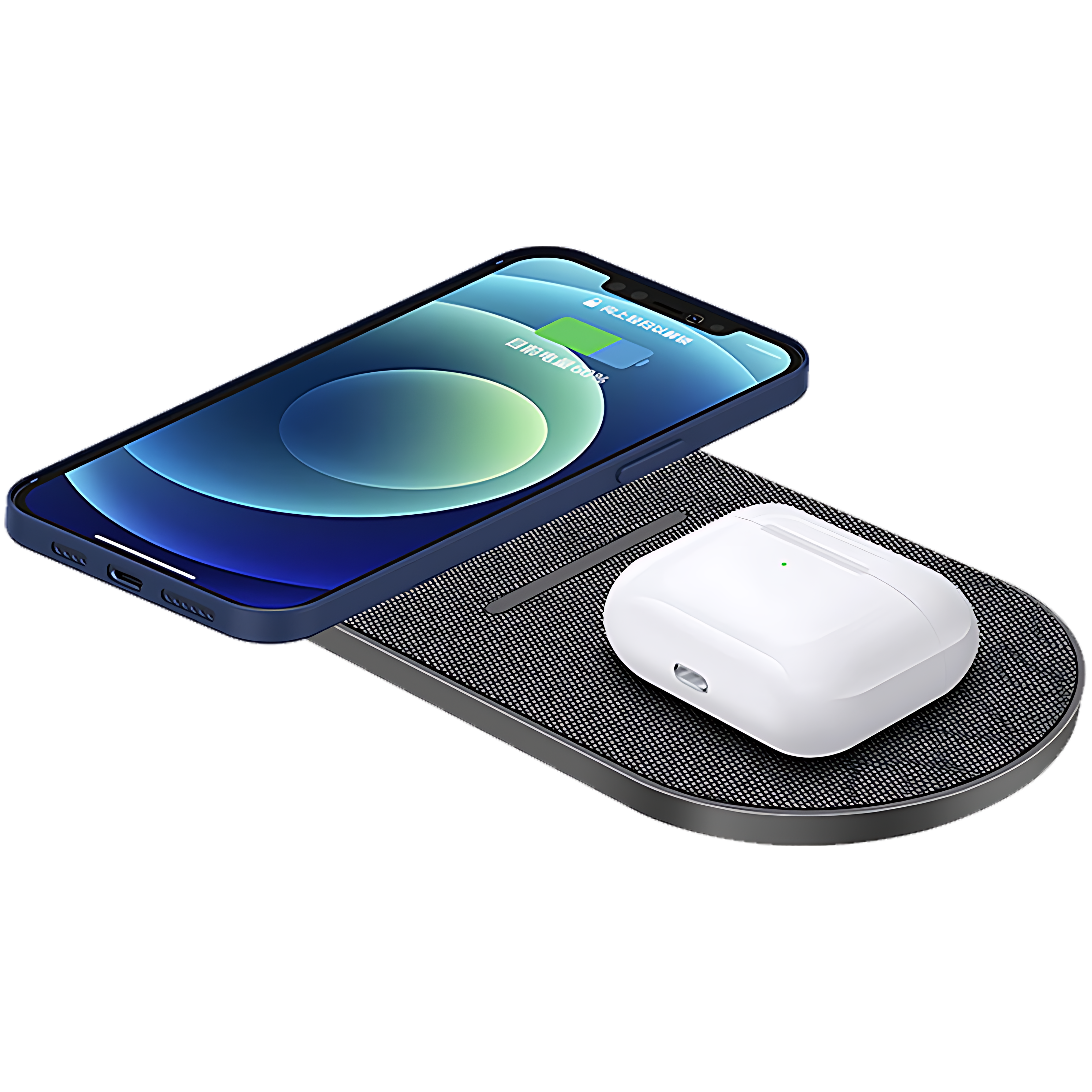 デュアル 20W ワイヤレス充電パッド (Apple & Samsung)