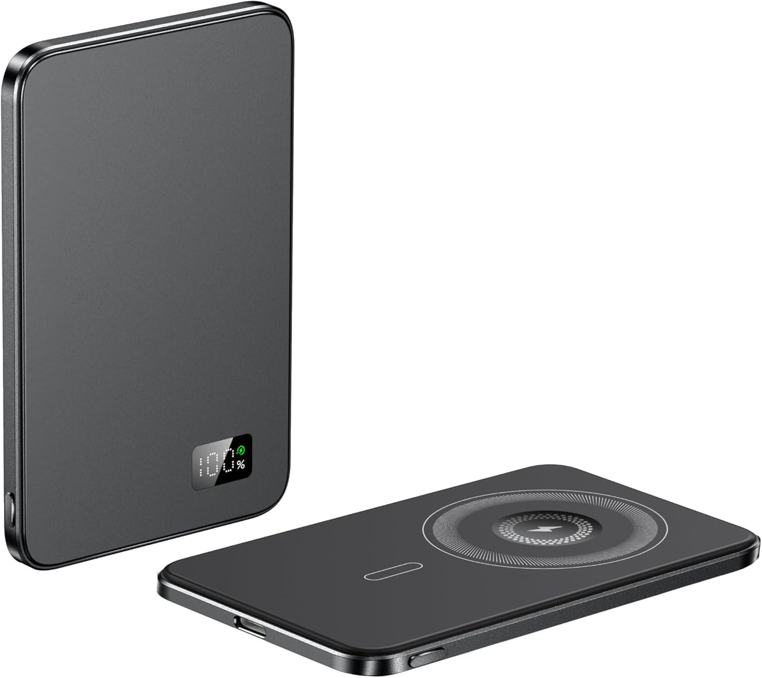 5000mAh Magnetic Portable Charger with LED Display