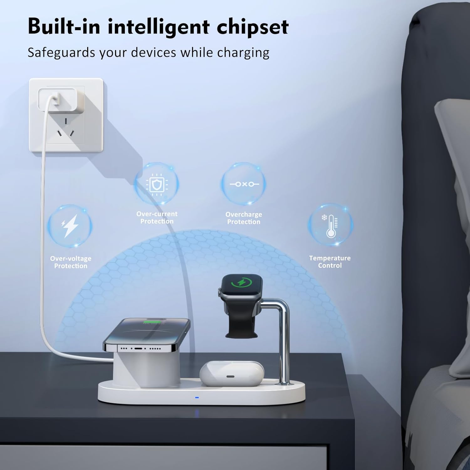 18W 3-in-1 Magnetic Charging Station for Apple Devices