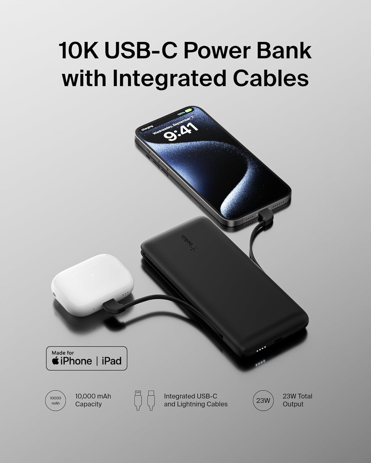 USB-Cポータブルバンク