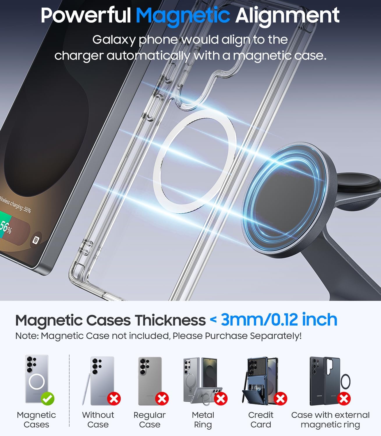 3-in-1 MagSafe Charger Stand (Samsung Devices)