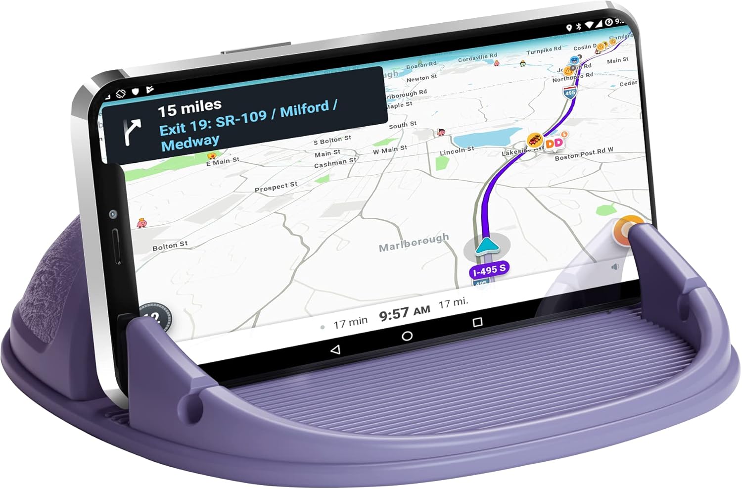 Car Phone Mount Silicone Pad, Slip - Free for All Phones