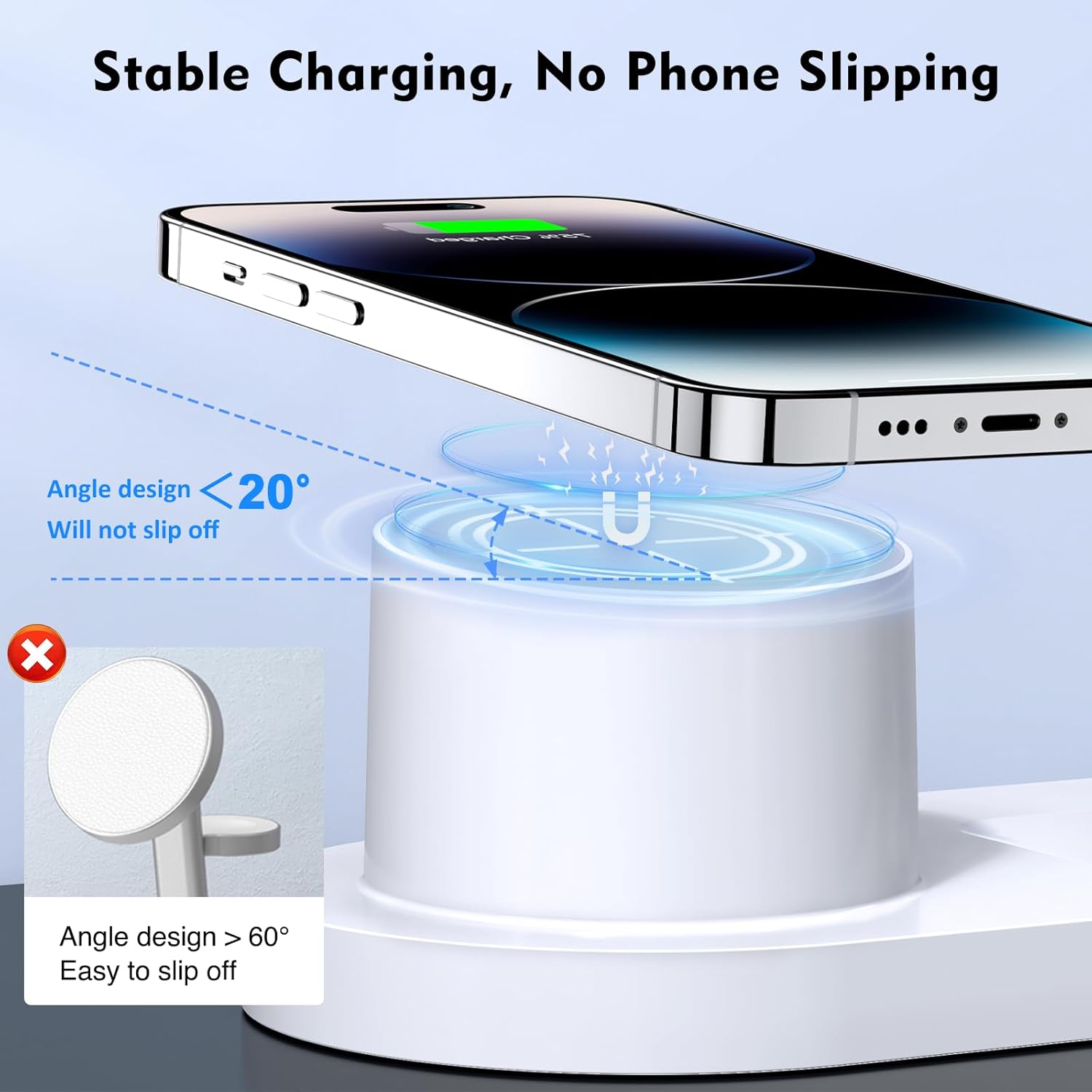 18W 3-in-1 Magnetic Charging Station for Apple Devices