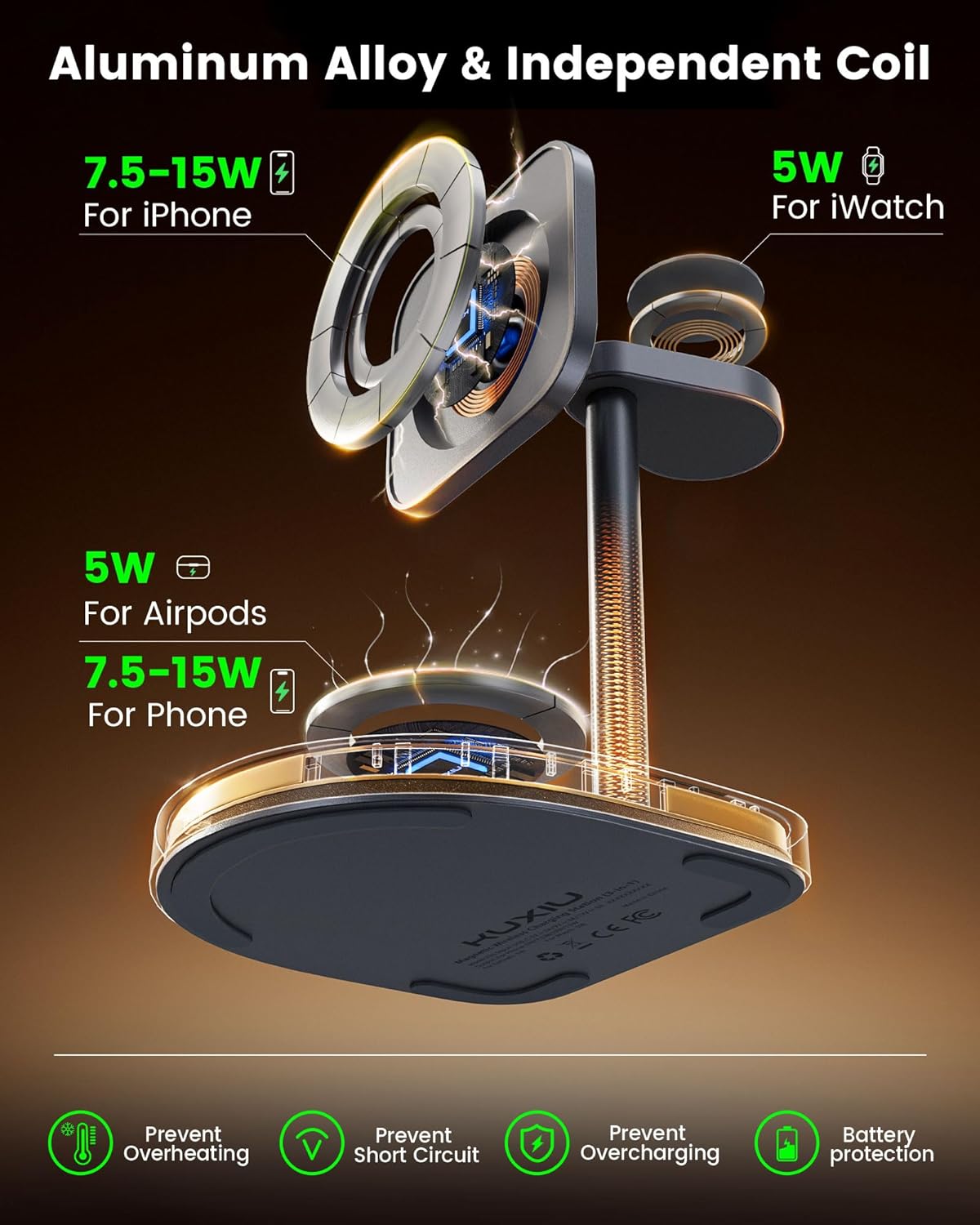 3-Point Power 3-in-1 Charger: Qi2, Magnetic & Basketball Hoop