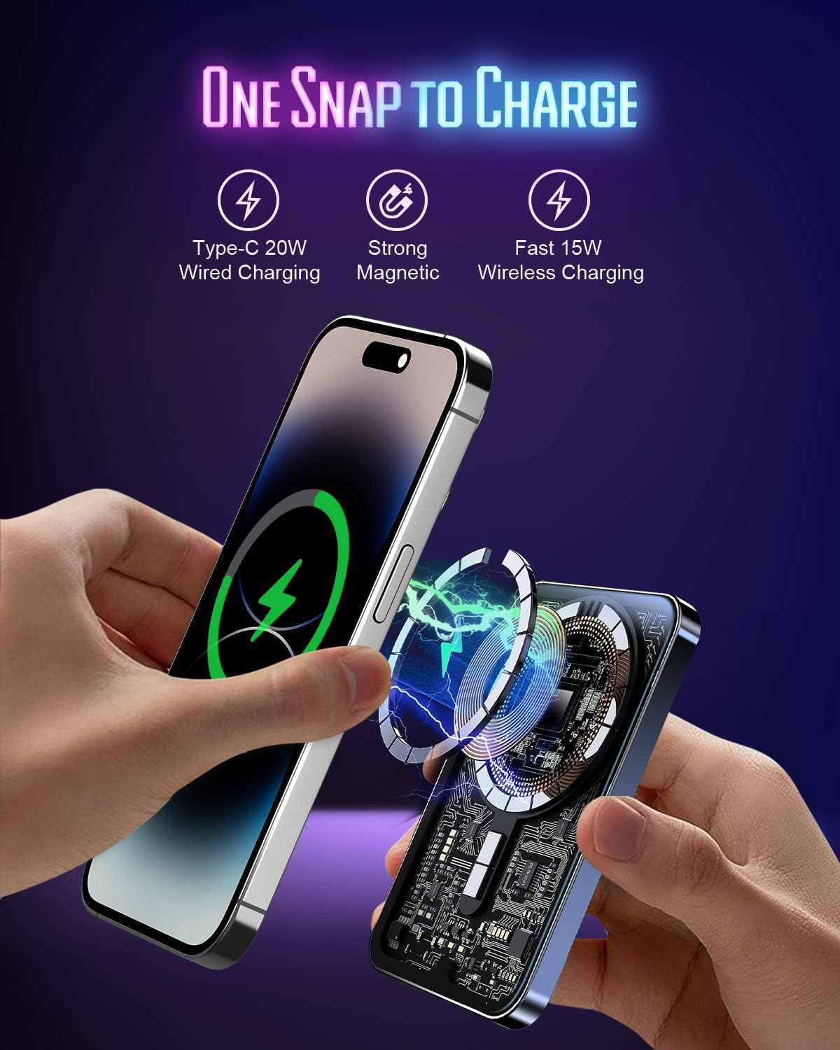 Magnetic Power Bank – 20W Fast Charge