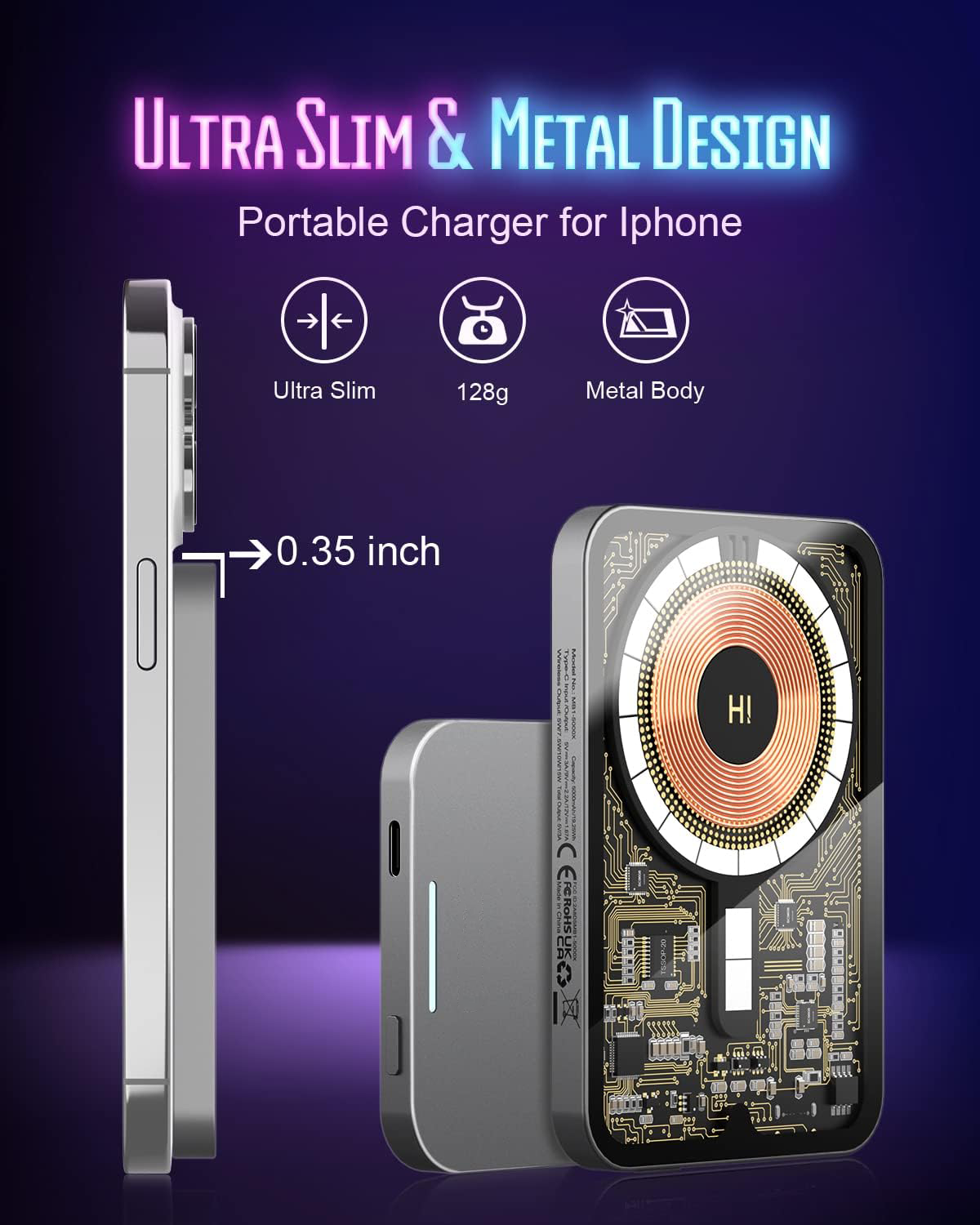 Magnetic Power Bank – 20W Fast Charge