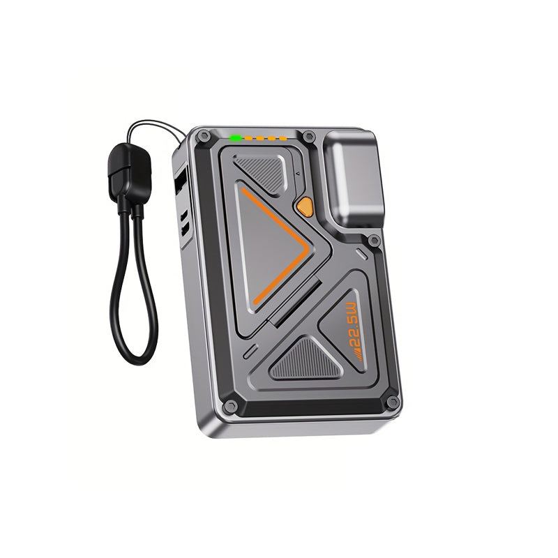 10000mAh Magnetic Power Bank with Foldable Wall Plug