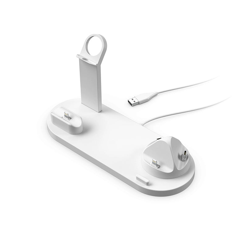 6-in-1 Fast Wireless Charging Dock – Black