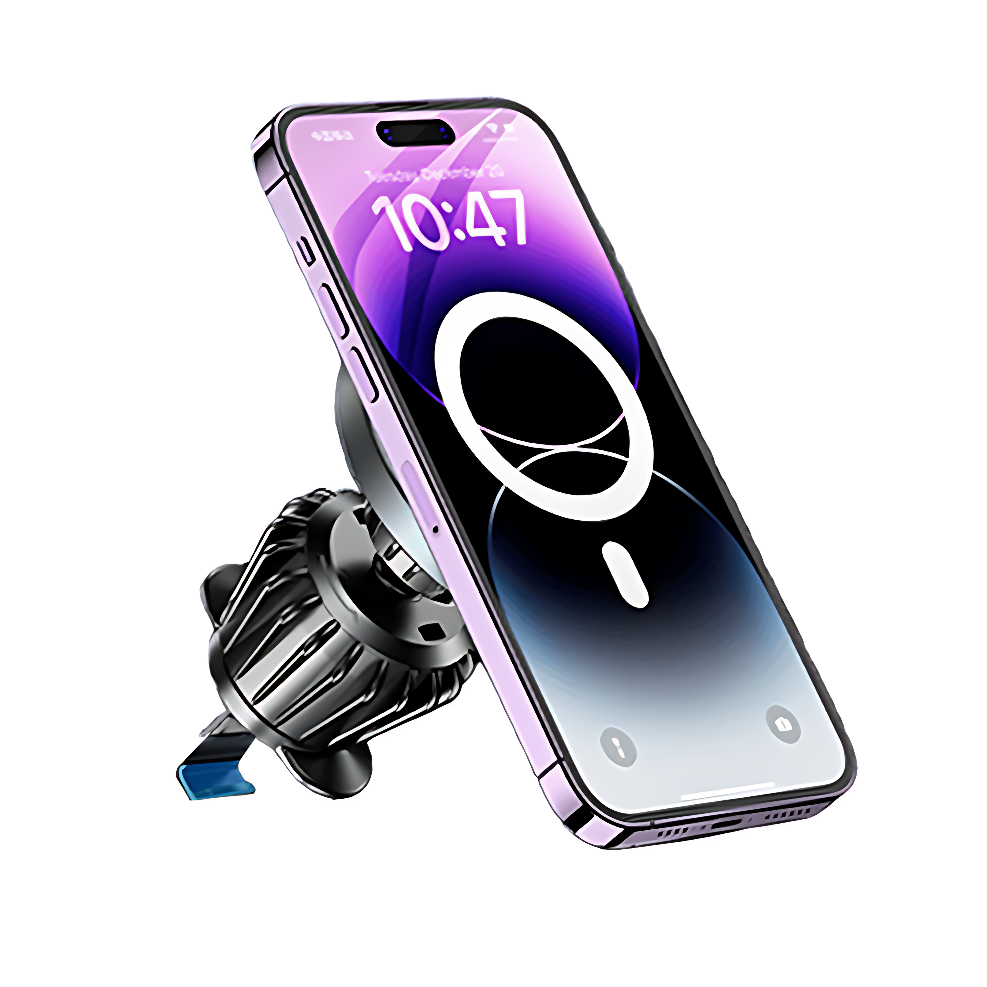 MagSafe Car Mount: 20 Strong Magnets (Black)