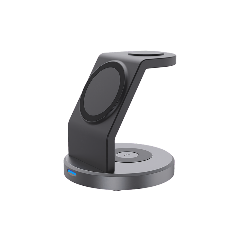 3-in-1 Fast Charger Stand (MagSafe for Apple)