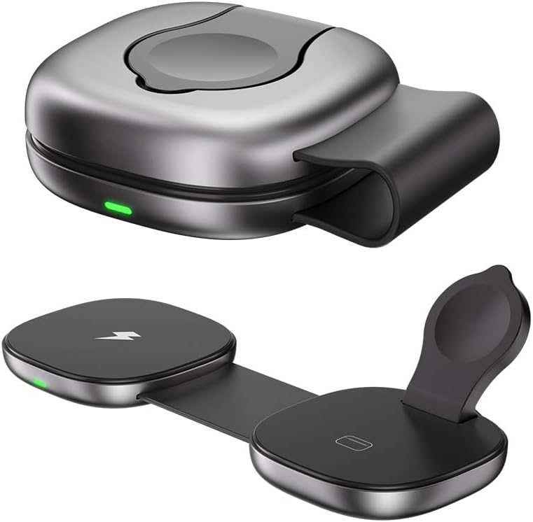 3 in 1 Portable Foldable Wireless Charger for Apple Devices