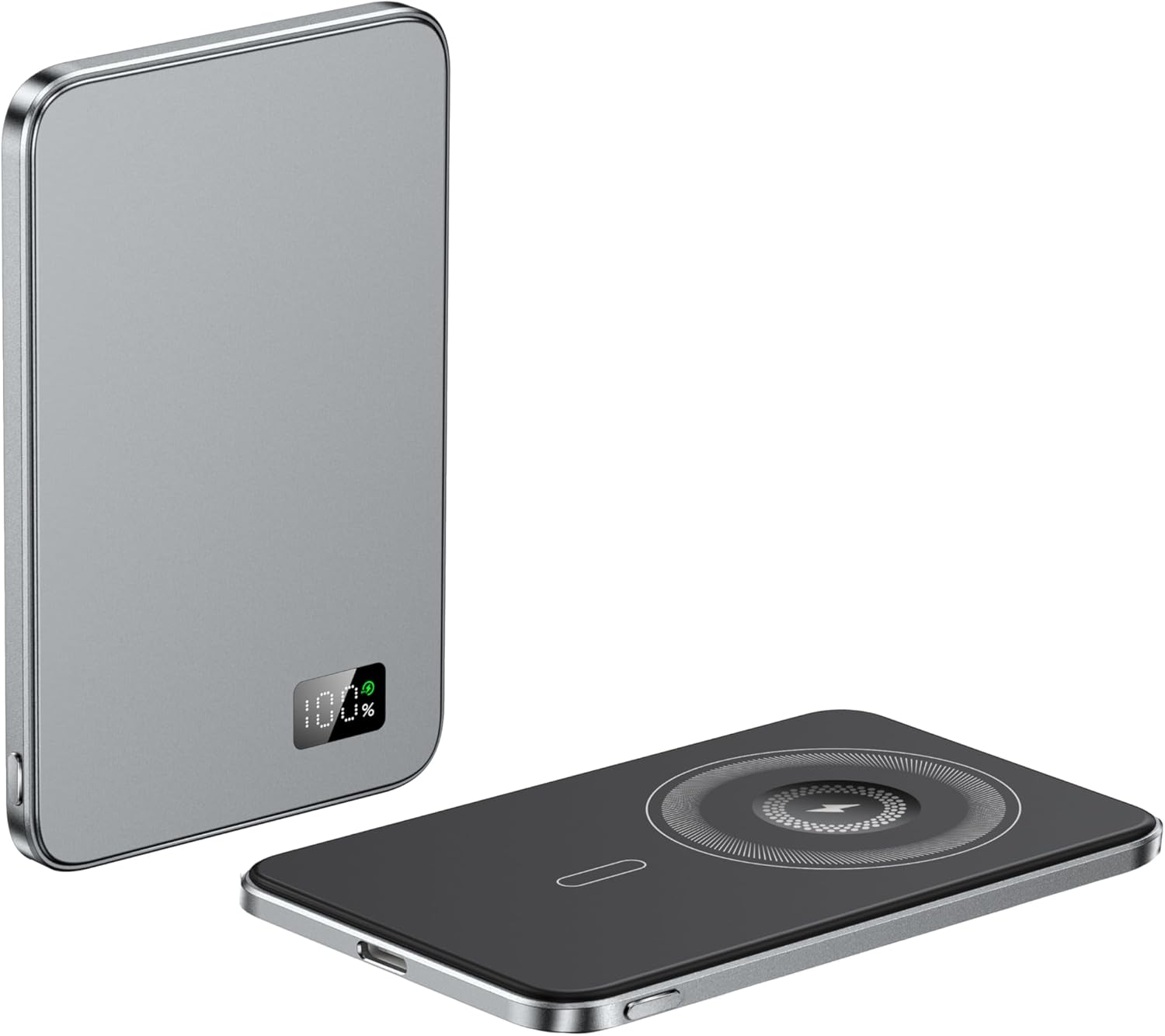 5000mAh Magnetic Portable Charger with LED Display