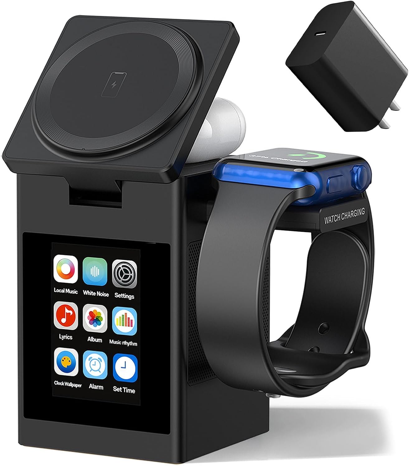 3-in-1充電器（MagSafe・スピーカー・アラーム） 