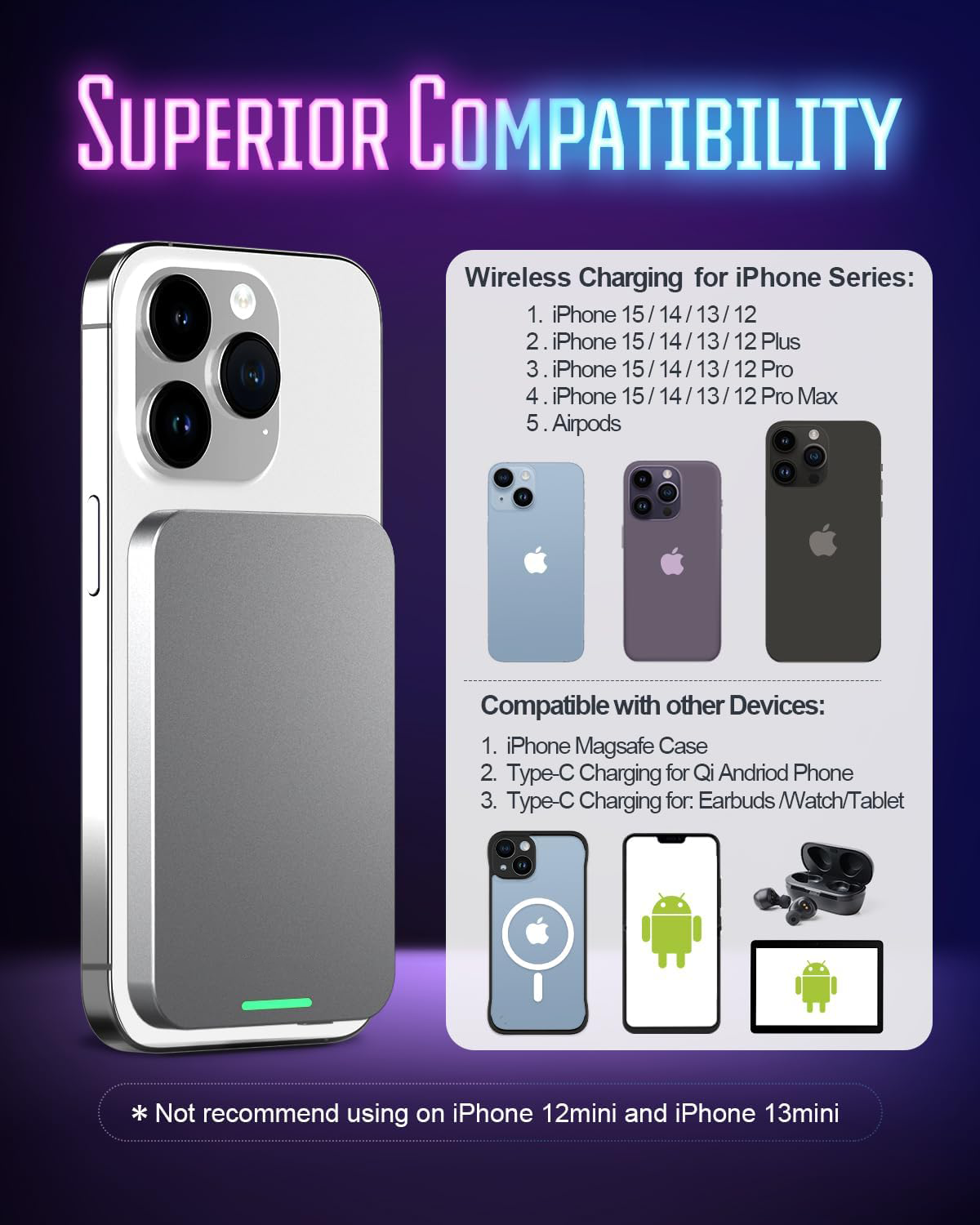 Magnetic Power Bank – 20W Fast Charge