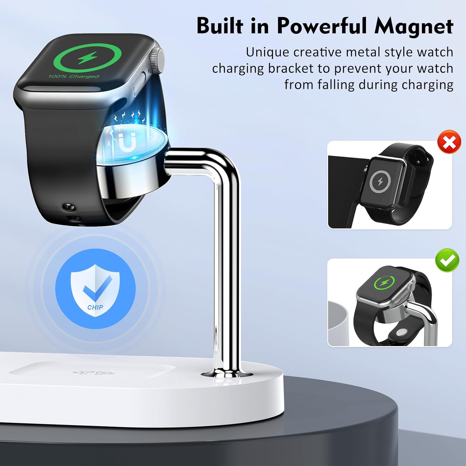 18W 3-in-1 Magnetic Charging Station for Apple Devices