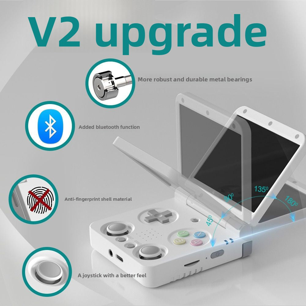 MIYOO Flip V2 Retro Handheld Game Console with Flip Design