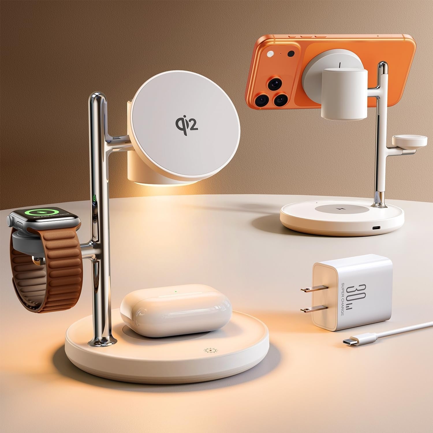 4-in-1 MagSafe Charger: 15W Qi2 Certified