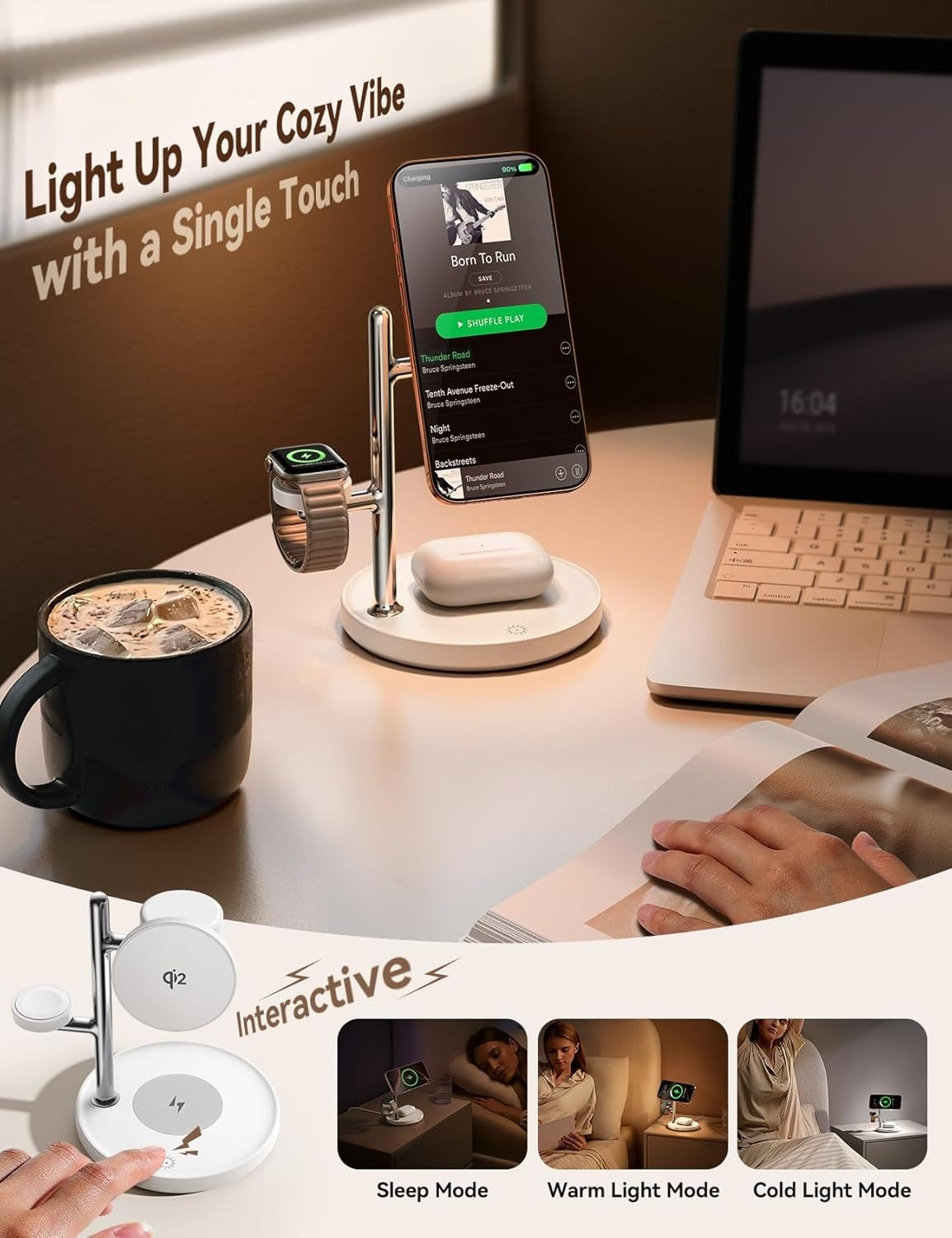 4-in-1 MagSafe Charger: 15W Qi2 Certified