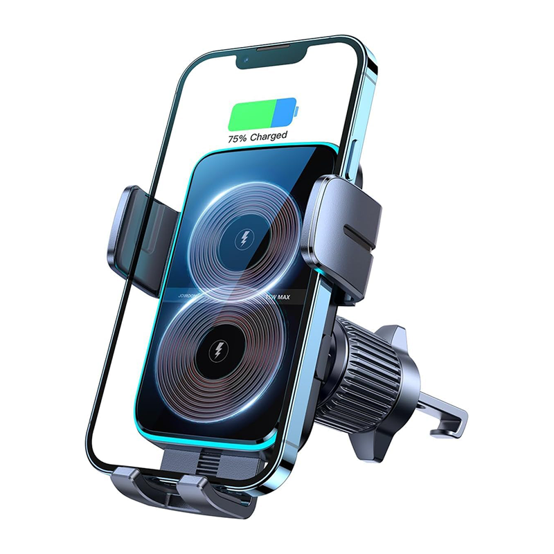 Auto - Smart Clamping Wireless Car Charger Mount: Dual Coil
