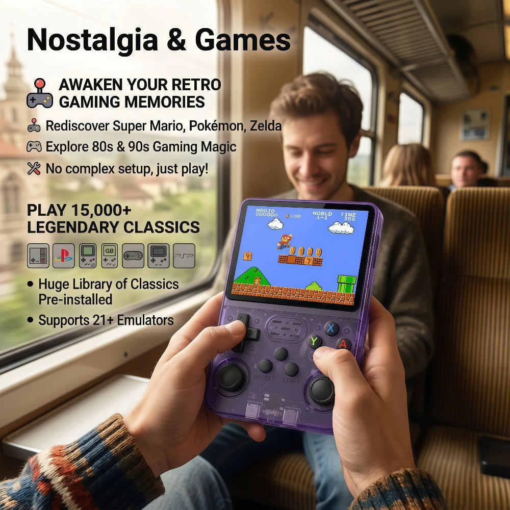 R36S Retro Handheld Game Console
